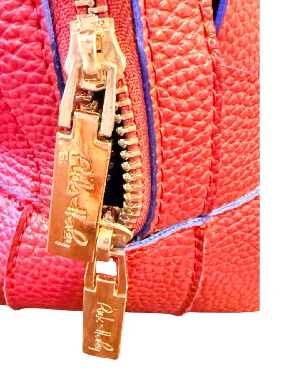 Woven Leather Satchel in Deep Burgundy - Picture 6 of 14